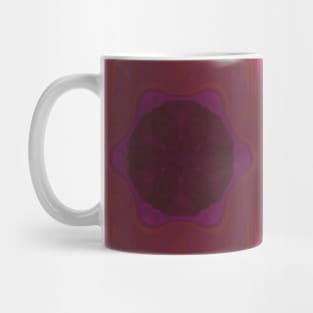 Psychedelic Hippie Flower Orange Yellow and Purple Mug